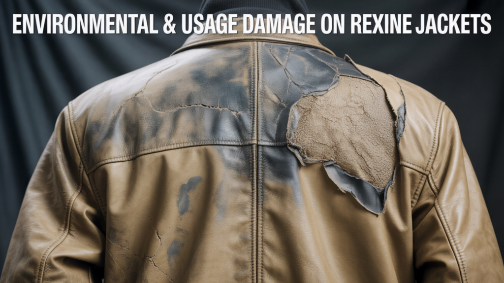 Environmental & Usage Damage on Rexine Jackets