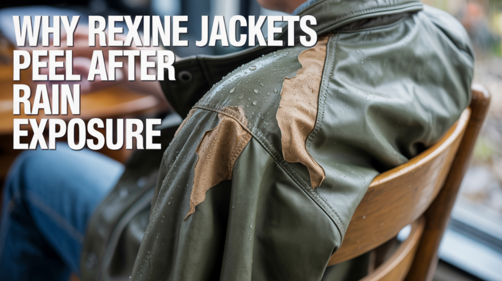 Why Rexine Jackets Peel After Rain Exposure
