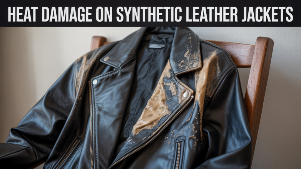 Heat Damage on Synthetic Leather Jackets