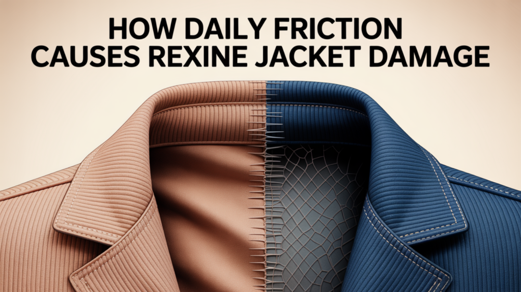 How Daily Friction Causes Rexine Jacket Damage