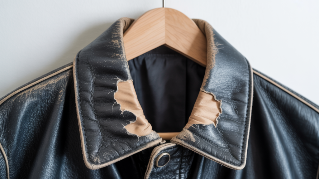 Rexine Jacket Collar Peeling Problems