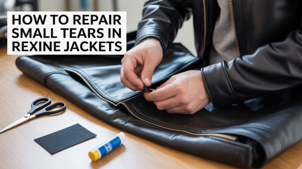 How to Repair Small Tears in Rexine Jackets