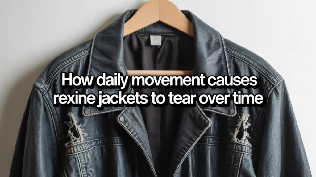 How Daily Movement Causes Rexine Jackets to Tear Over Time