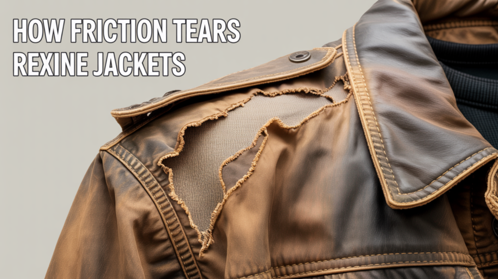 How Friction from Chairs, Walls, and Surfaces Tears Rexine Jackets